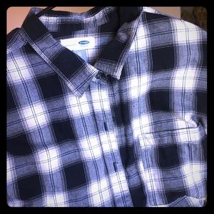 🎄Old Navy “boyfriend”  flannel XXL